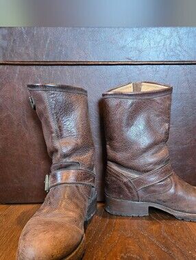 Fluevog Oscar Brown Leather Boot